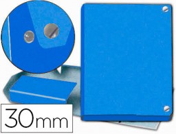 Carpeta de proyectos Pardo Folio lomo 30 mm. azul con broche